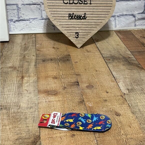 Buc-ee's Kids Socks Blue Dinosaur Socks - Picture 4 of 6